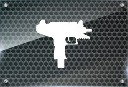 UZI Decal Glass